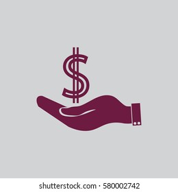 money in hand