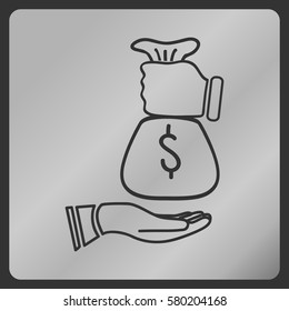 money in hand