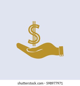 money in hand