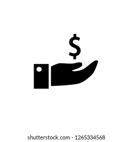money hand icon