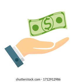 Geld, Vektorillustration. Geld für die Vektorillustration.