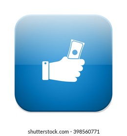 money in hands icon