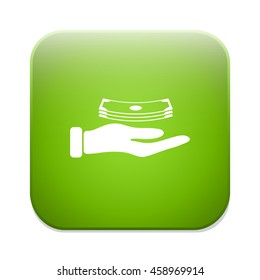 money in hands icon