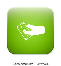 money in hands icon