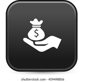 money in hands icon