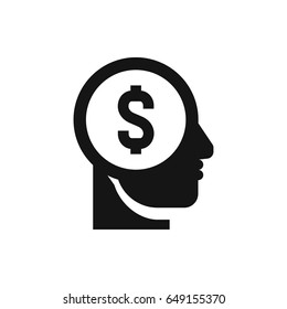 money in head icon