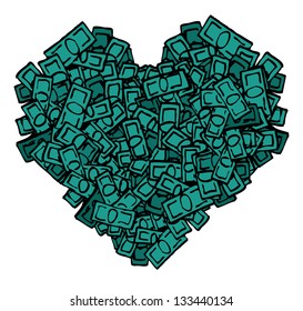 Money heart