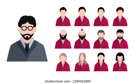 Money Heist Icon Set Illustration. Eps 10