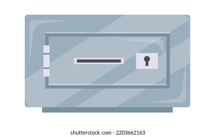 Money Home Safe. Vector Illustration