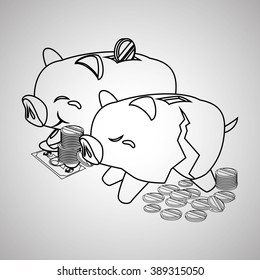 Money icon design 