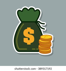 Money icon design 