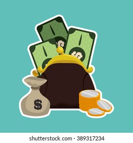 Money icon design 