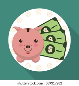 Money icon design 