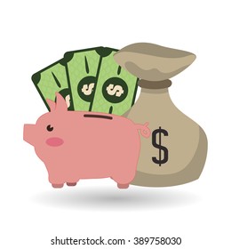 Money icon design 