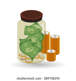 Money icon design 