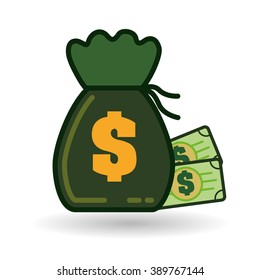 Money icon design 