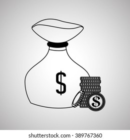 Money icon design 