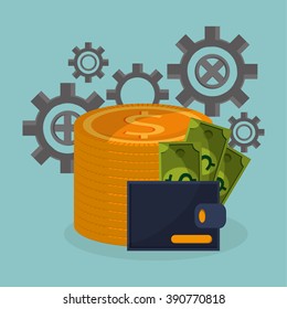 Money icon design 