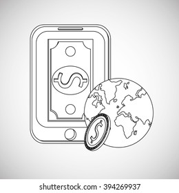 Money icon design 