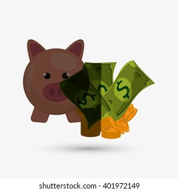 Money icon design 