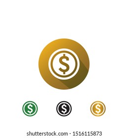 money icon design, Dollar vector logotype. cash payment symbol 