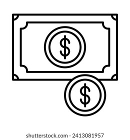 Money Icon Design For Personal And Commercial Use.