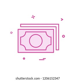 MOney icon design vector