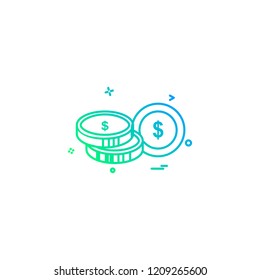 Money icon design vector 