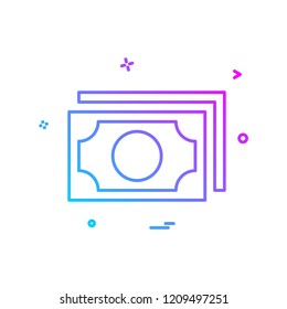 MOney icon design vector