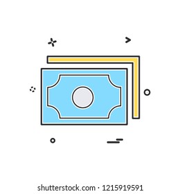 Money icon design vector