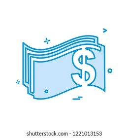 Money icon design vector
