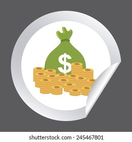 money icon design, vector illustration eps10 graphic 