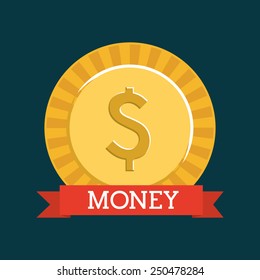 money icon design, vector illustration eps10 graphic 