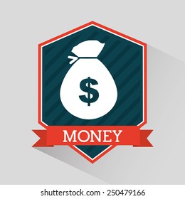 money icon design, vector illustration eps10 graphic 