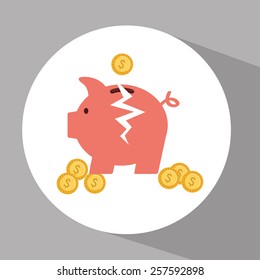 money icon design, vector illustration eps10 graphic 