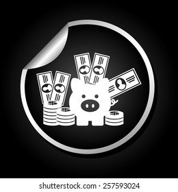money icon design, vector illustration eps10 graphic 