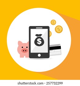 money icon design, vector illustration eps10 graphic 