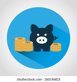 money icon design, vector illustration eps10 graphic 