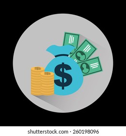 money icon design, vector illustration eps10 graphic 