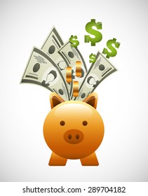 money icon design, vector illustration eps10 graphic 