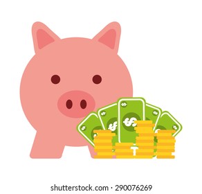 money icon design, vector illustration eps10 graphic 