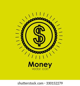 money icon design, vector illustration eps10 graphic 