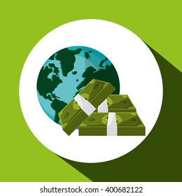 Money icon design , vector illustration