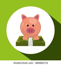 Money icon design , vector illustration