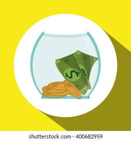 Money icon design , vector illustration