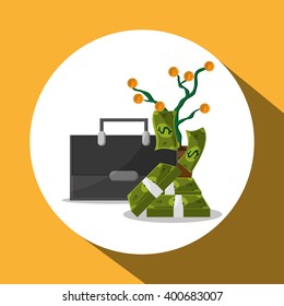 Money icon design , vector illustration