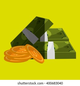 Money icon design , vector illustration