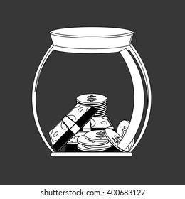 Money icon design , vector illustration