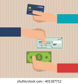 Money icon design, vector illustration