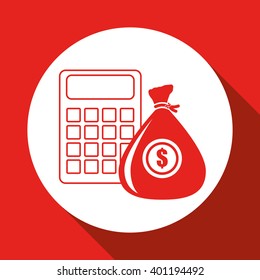 Money icon design, vector illustration, vector illustration